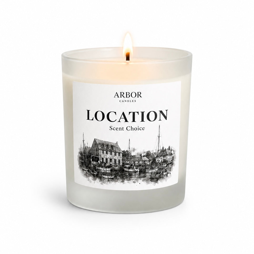 Personalised Location Candles